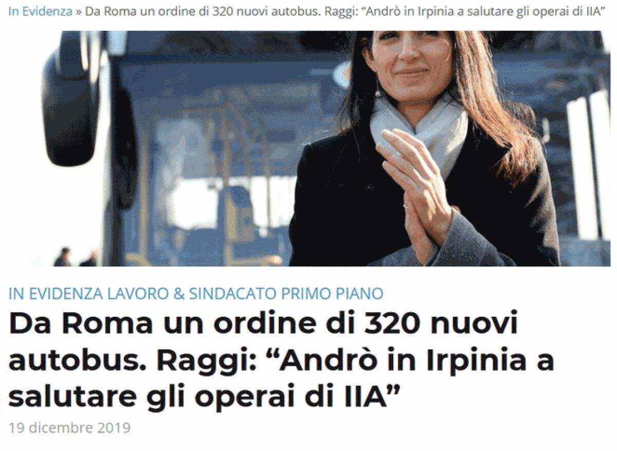 Da Roma un ordine di 320 nuovi autobus - 