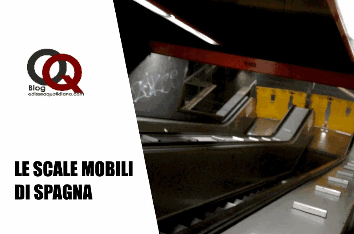 Le scale mobili della stazione Spagna - 