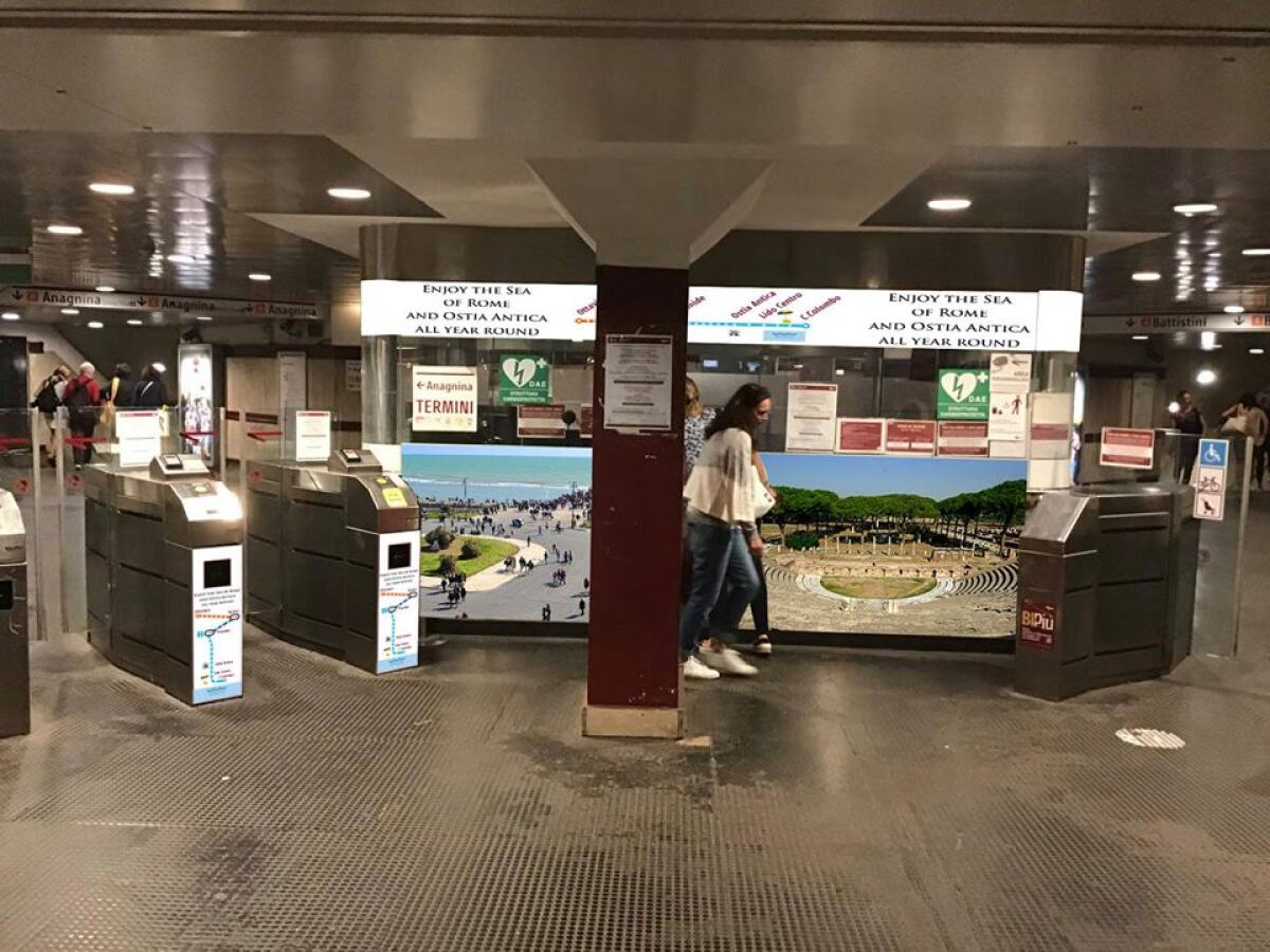 L’Amministrazione pubblicizza gli Scavi di Ostia Antica nelle stazioni ATAC - 