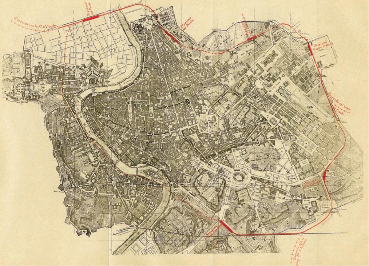 Roma 1883 - Il primo progetto di una metropolitana - 