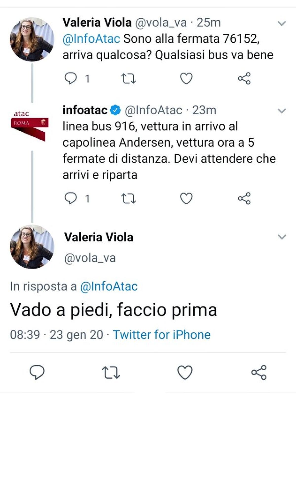 Situazione del trasporto pubblico di Roma di giovedì 23 gennaio - 
