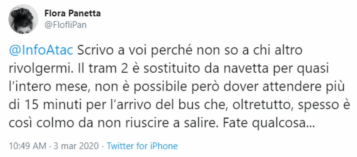I lavori al tram 2 e gli utenti abbandonati - 