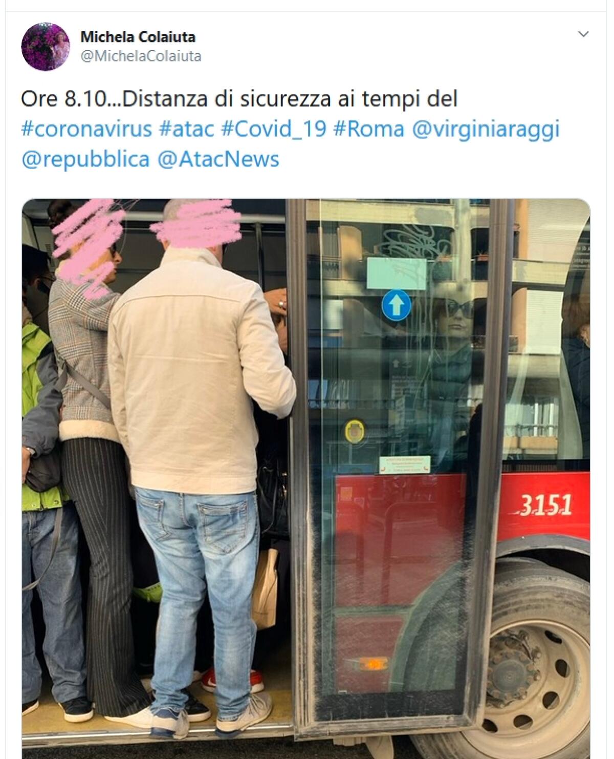 Situazione del trasporto pubblico di Roma di venerdì 6 marzo - 