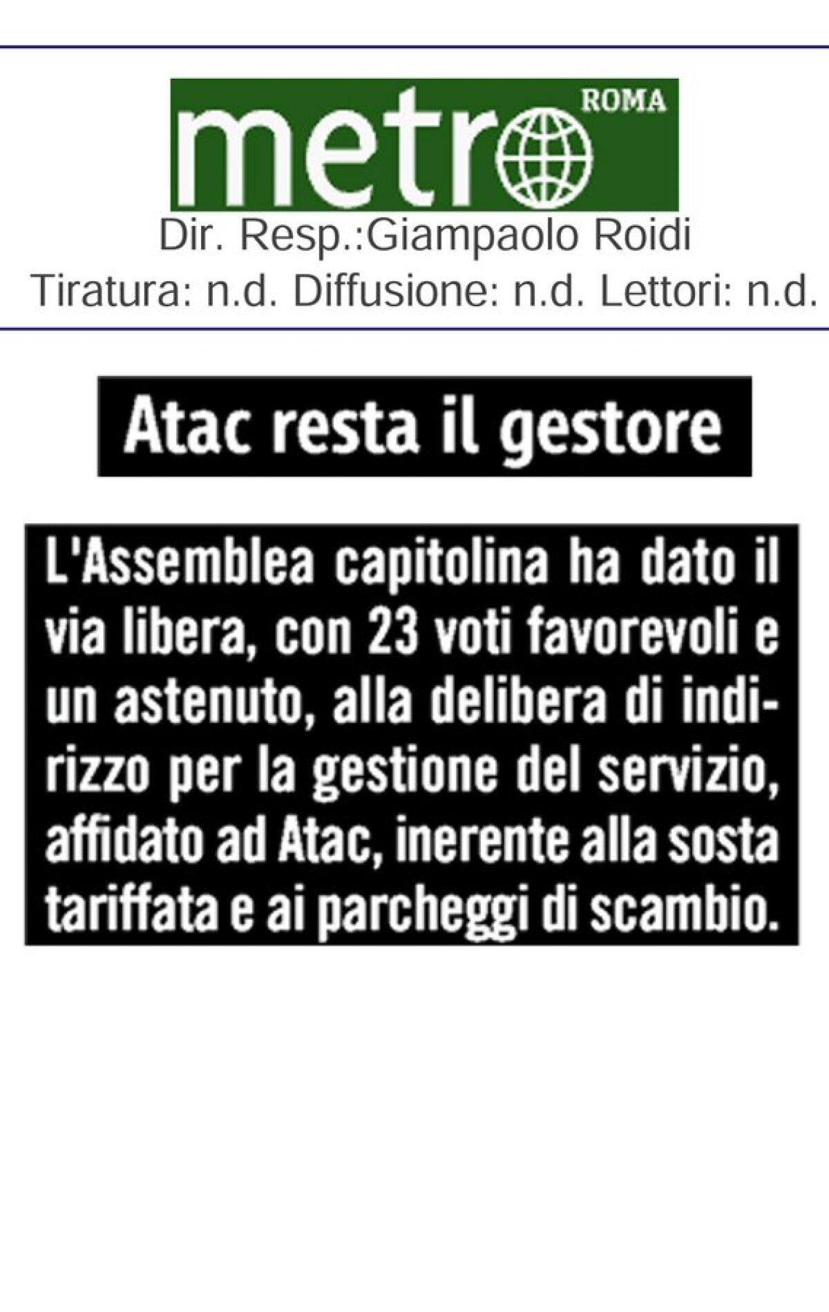 Situazione del trasporto pubblico di Roma di lunedì 2 marzo - 