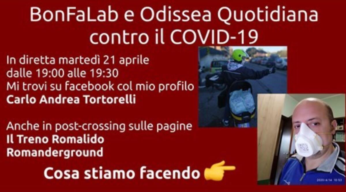 Odissea Quotidiana e BonFaLab contro il COVID, cosa stiamo facendo - 