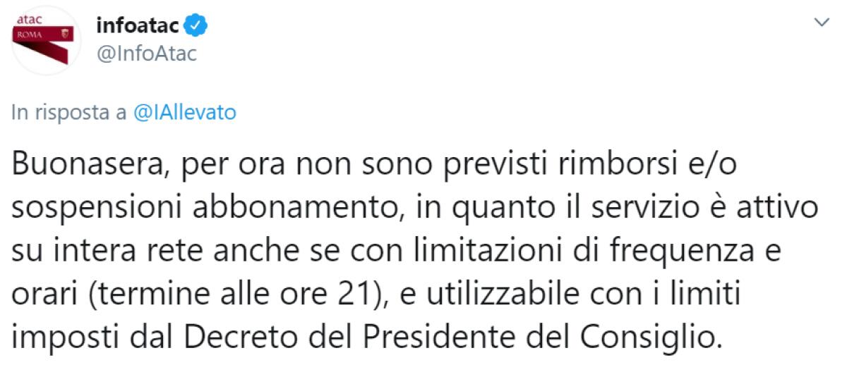 Il Codacons attacca: “Atac deve rimborsare i pendolari per gli abbonamenti non usati” - 
