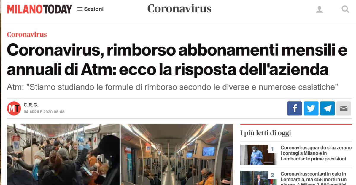 Trasporto pubblico, perché ATM rimborsa e ATAC no - 
