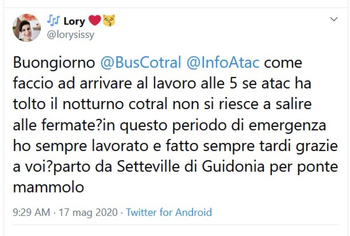 Situazione del trasporto pubblico di Roma di lunedì 18 maggio - 