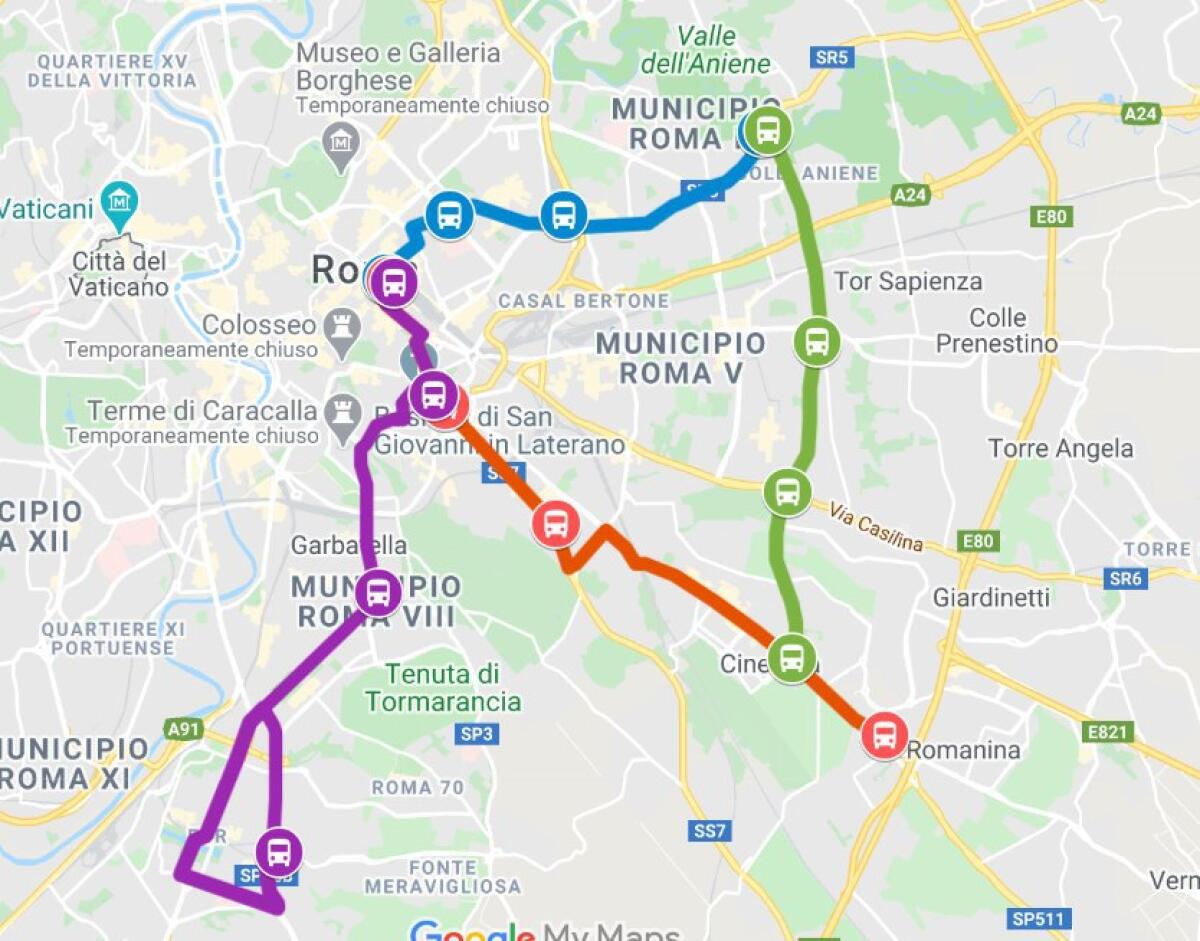 Trasporto pubblico a Roma: Da lunedì attive 4 nuove linee - 