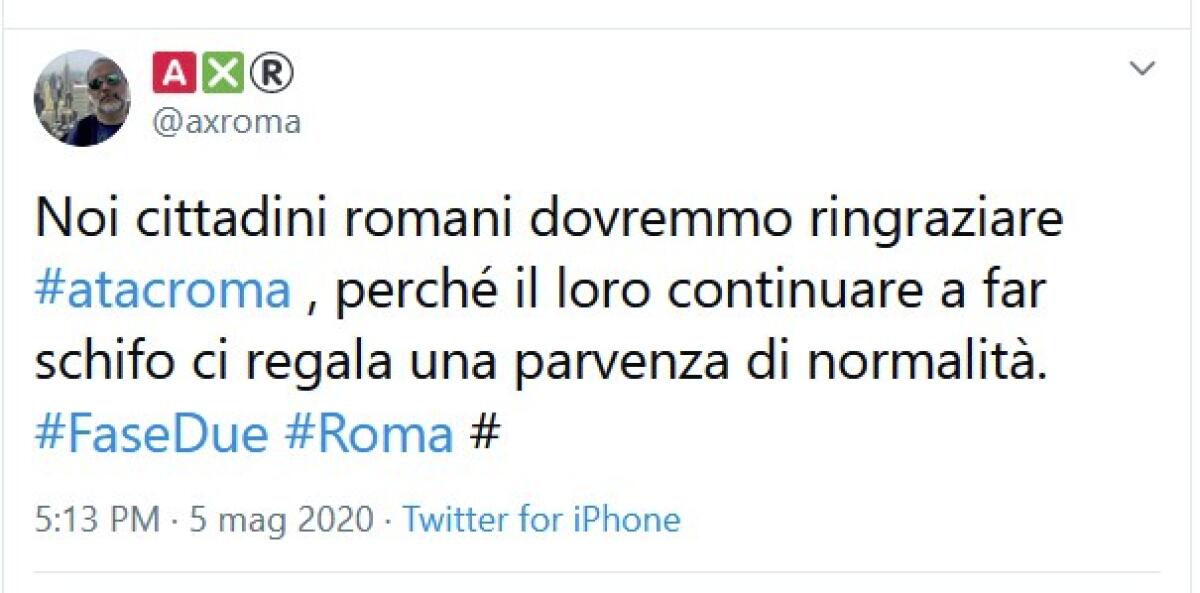 Situazione del trasporto pubblico di Roma di martedì 12 maggio - 