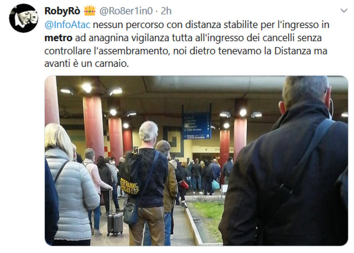 Situazione del trasporto pubblico di Roma di mercoledì 6 maggio - 