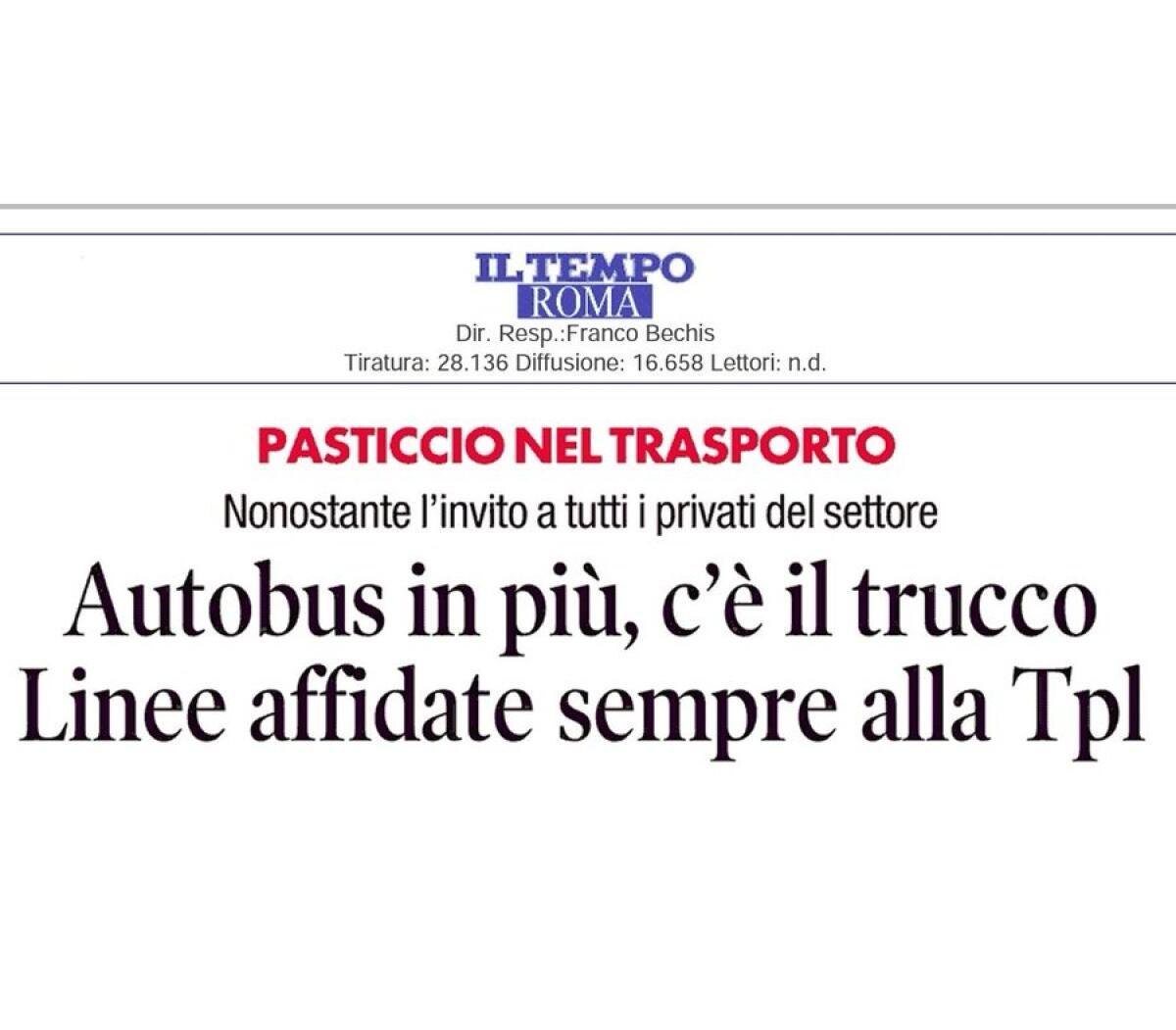Situazione del trasporto pubblico di Roma di giovedì 21 maggio - 