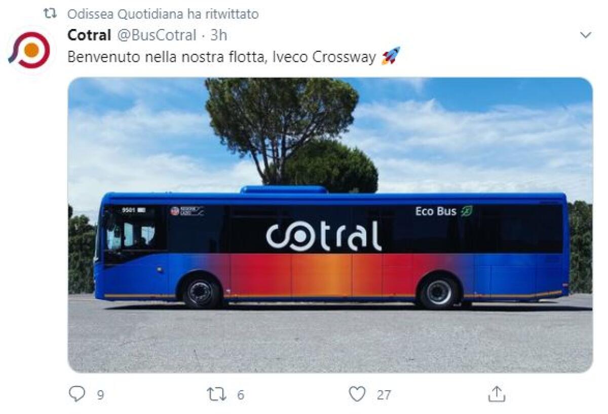 Cotral - Arrivano i nuovi Iveco Crossway - 