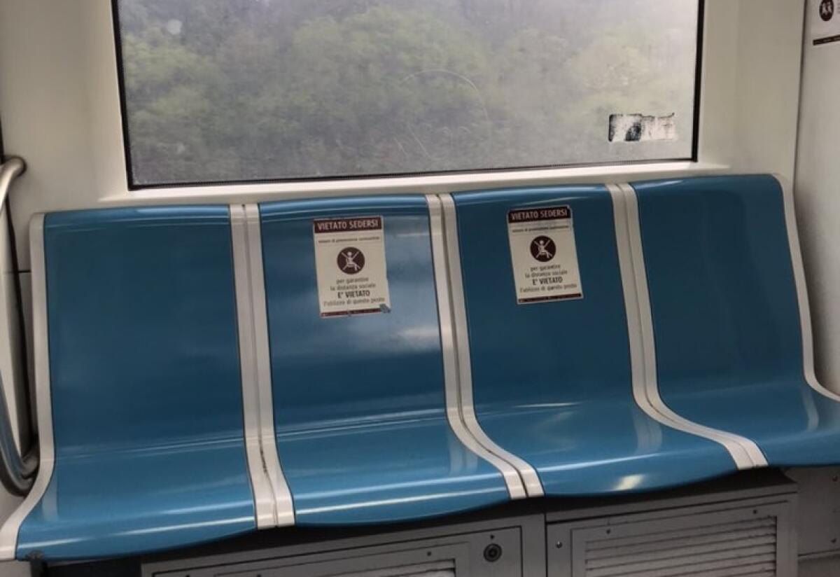 Il distanziamento sociale a bordo dei mezzi pubblici - 