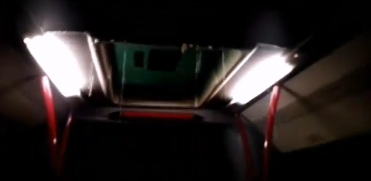 I primi temporali dentro i bus - 