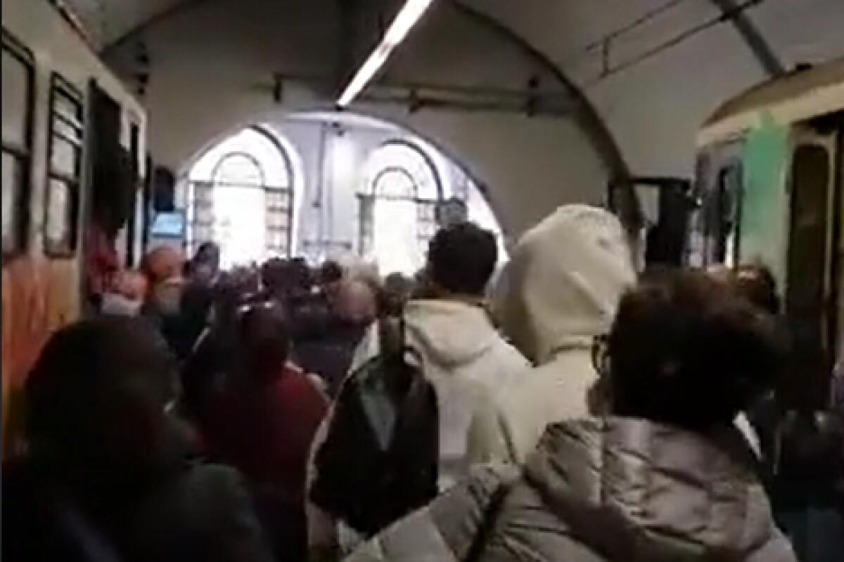 Il distanziamento sulla Roma-Viterbo - 