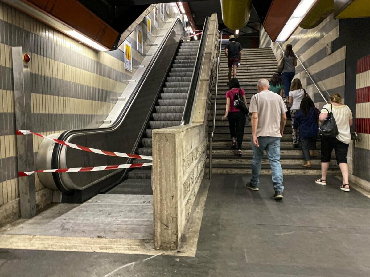 Già da gennaio era nota la possibile chiusura della Metro B per le scale mobili - 