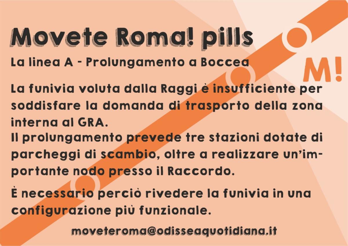 Movète Roma Pillola, numero 3, Metro o Funivia? - 