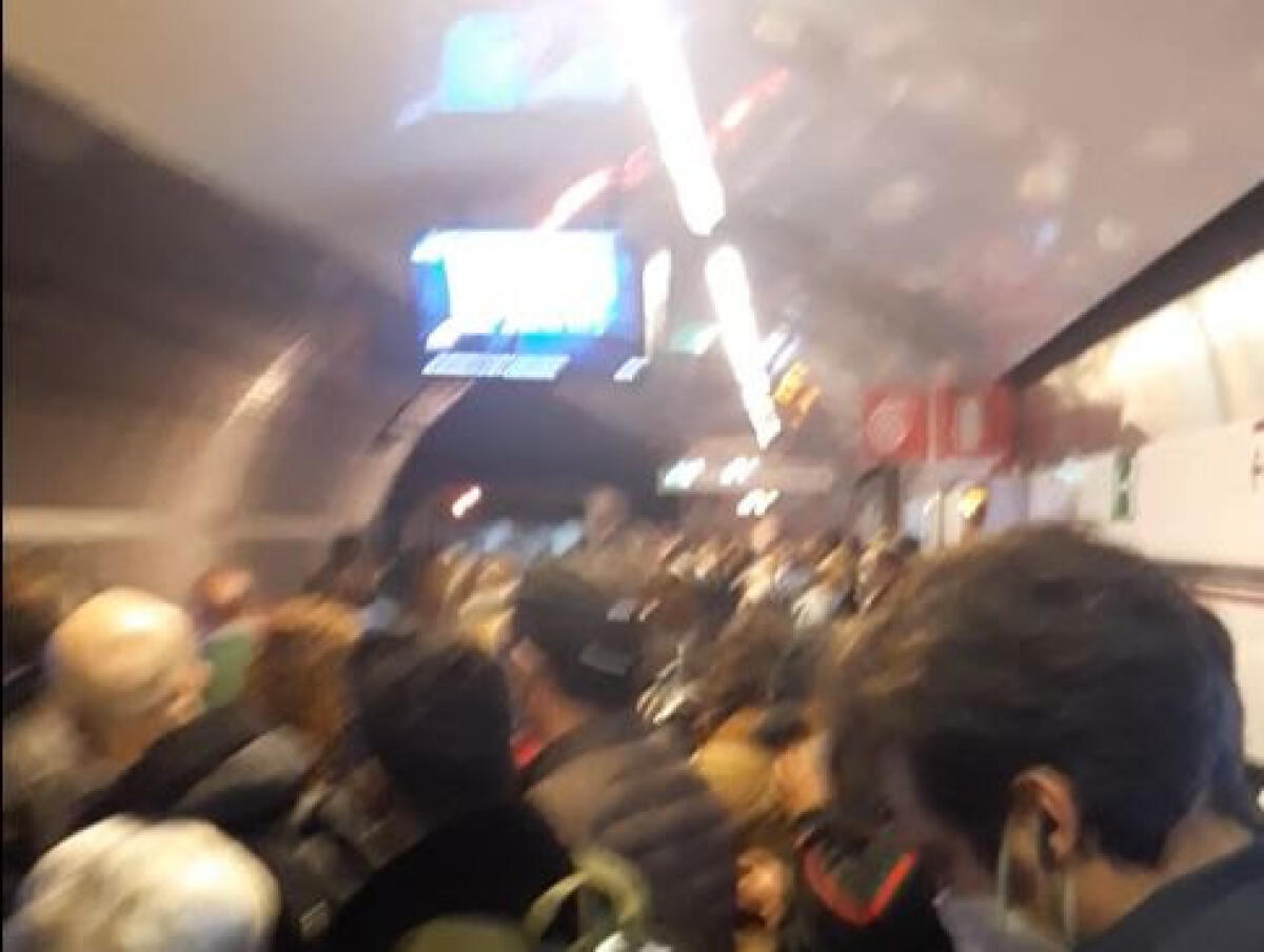 Il distanziamento sociale a Termini - 