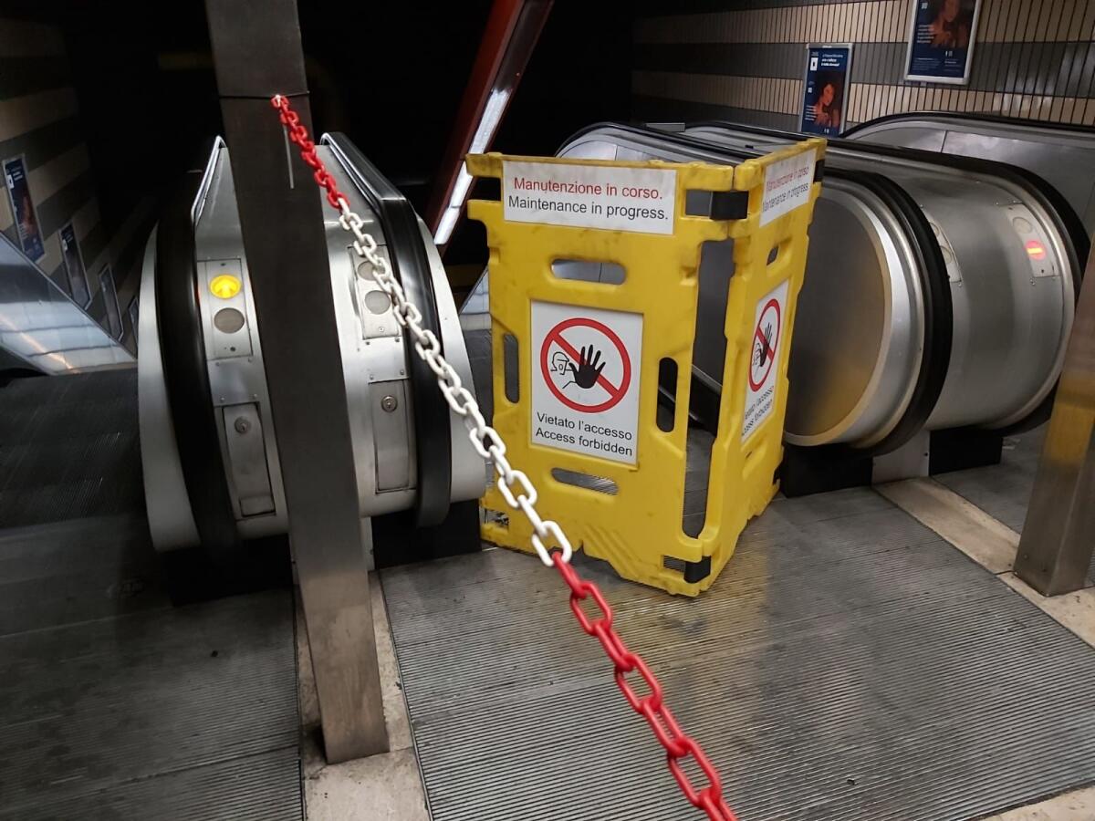 Le scale mobili Cornelia di nuovo non funzionanti - 