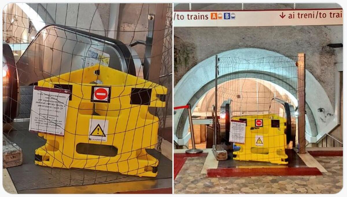 Il grosso guaio delle scale mobili a Roma - 