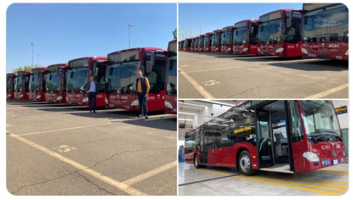 I nuovi bus ibridi per Roma - 