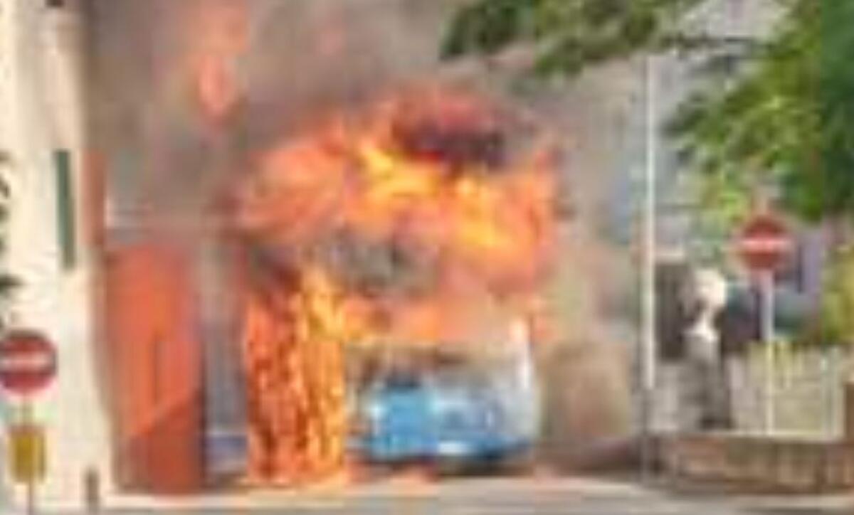 Cotral: bus flambè nel reatino - 