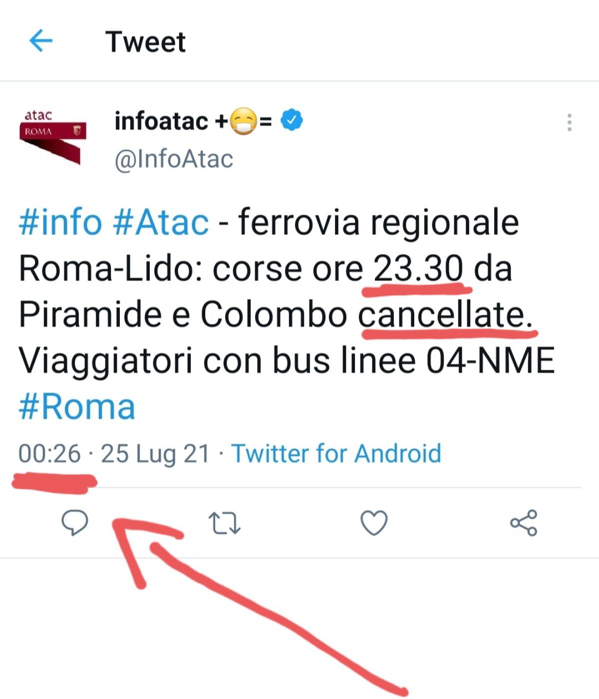 La Roma-Lido e l'inefficienza di Atac - 