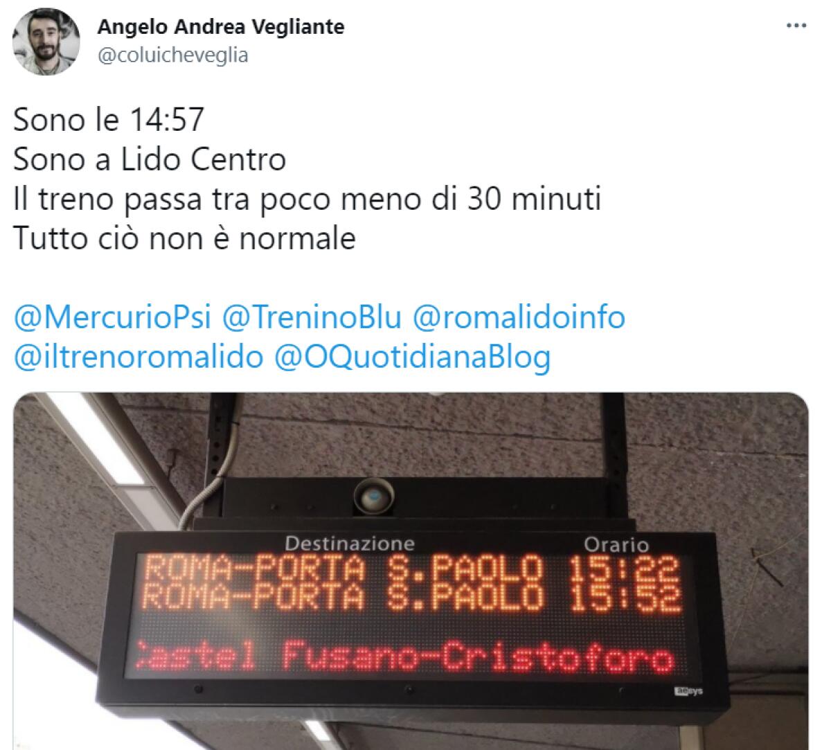 Roma-Lido, quando la campagna elettorale viaggia su rotaie - 