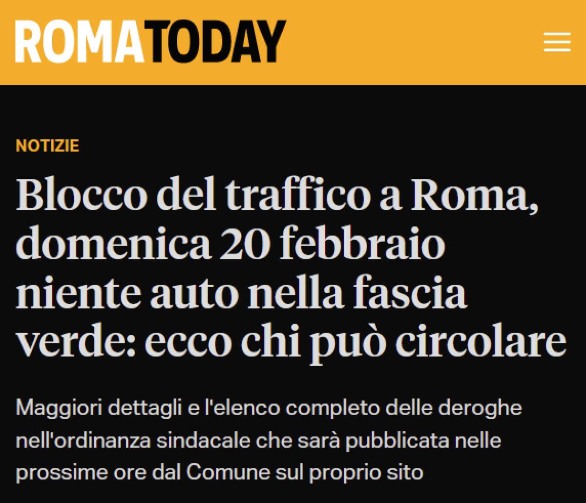La domenica ecologica del trasporto pubblico - 