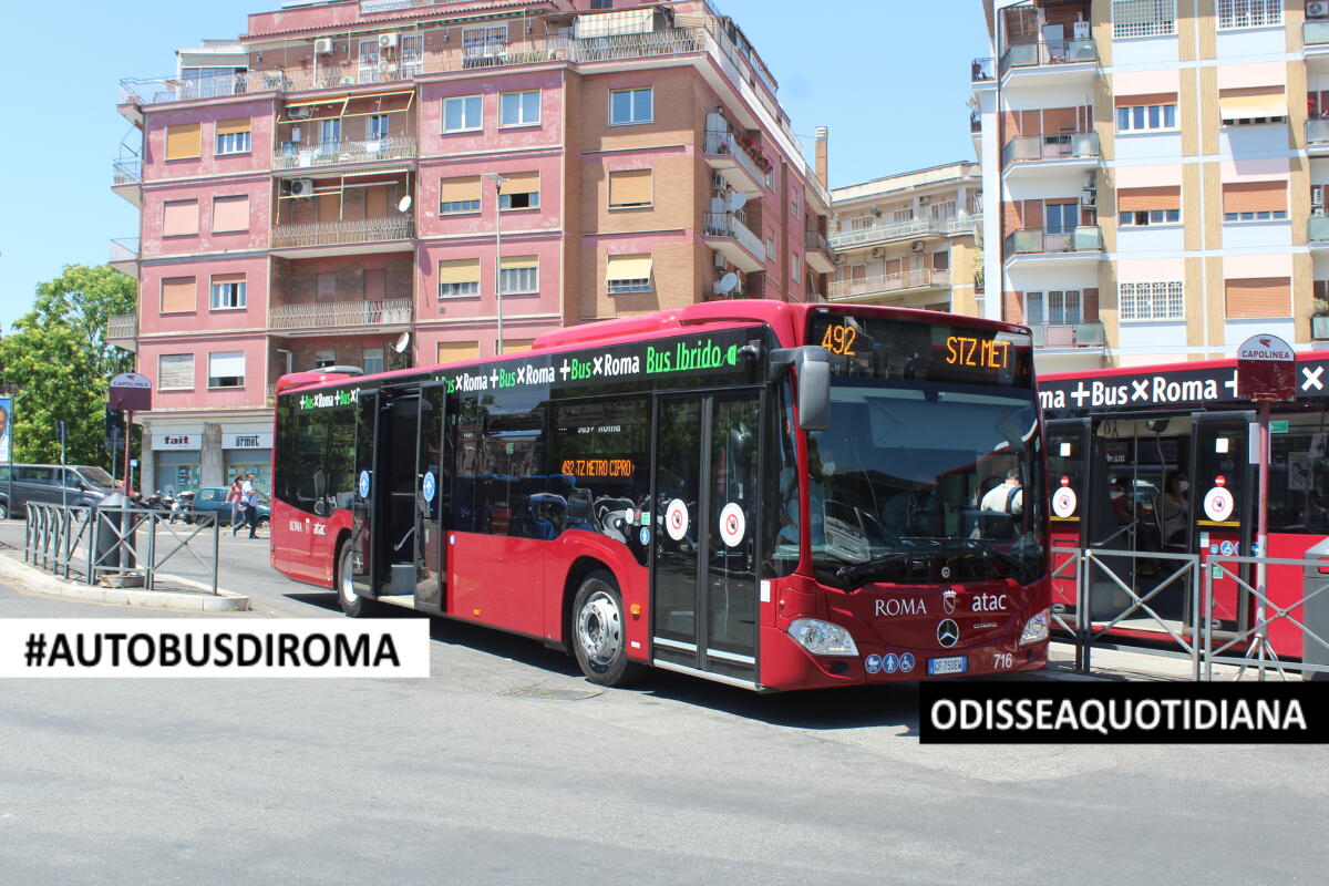 #AutobusDiRoma - Mercedes Citaro C2, tornano i bus ibridi a Roma! - 