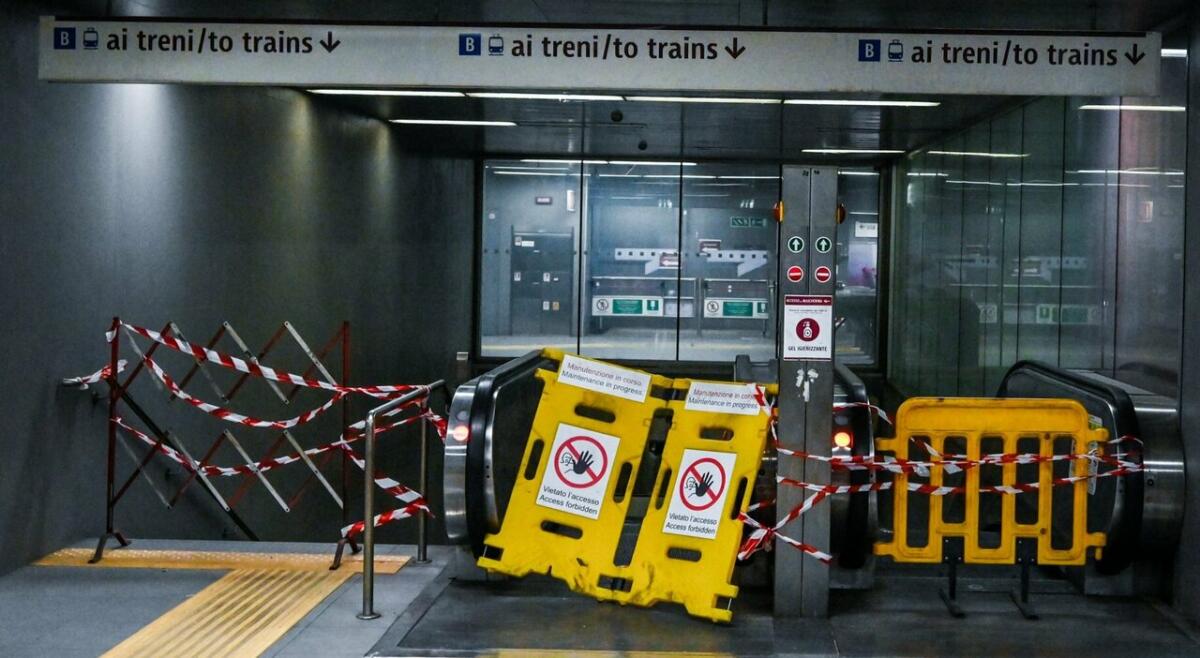 Un ridente quadretto della Metro B - 