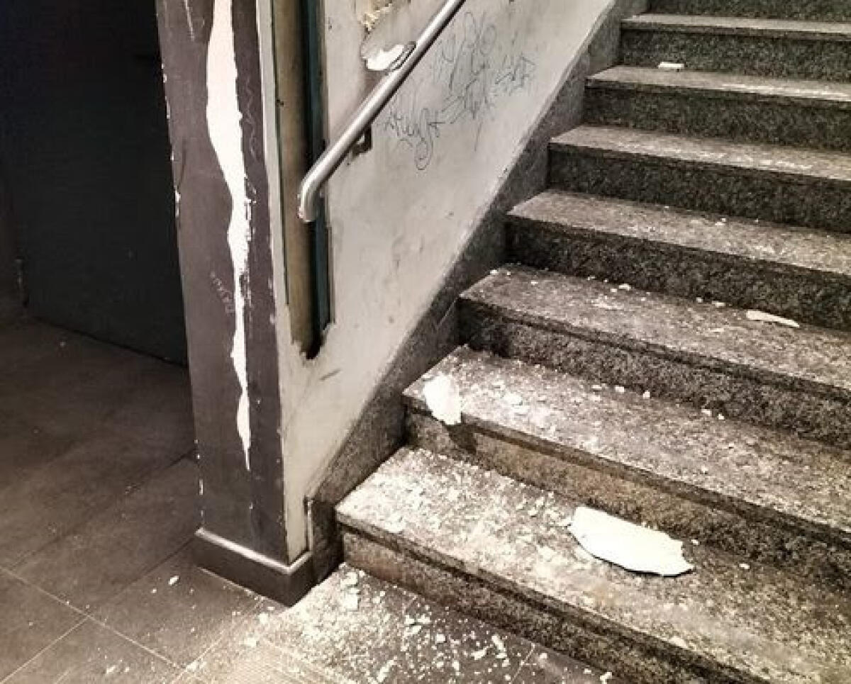 Atto vandalico sulla Metro C - 