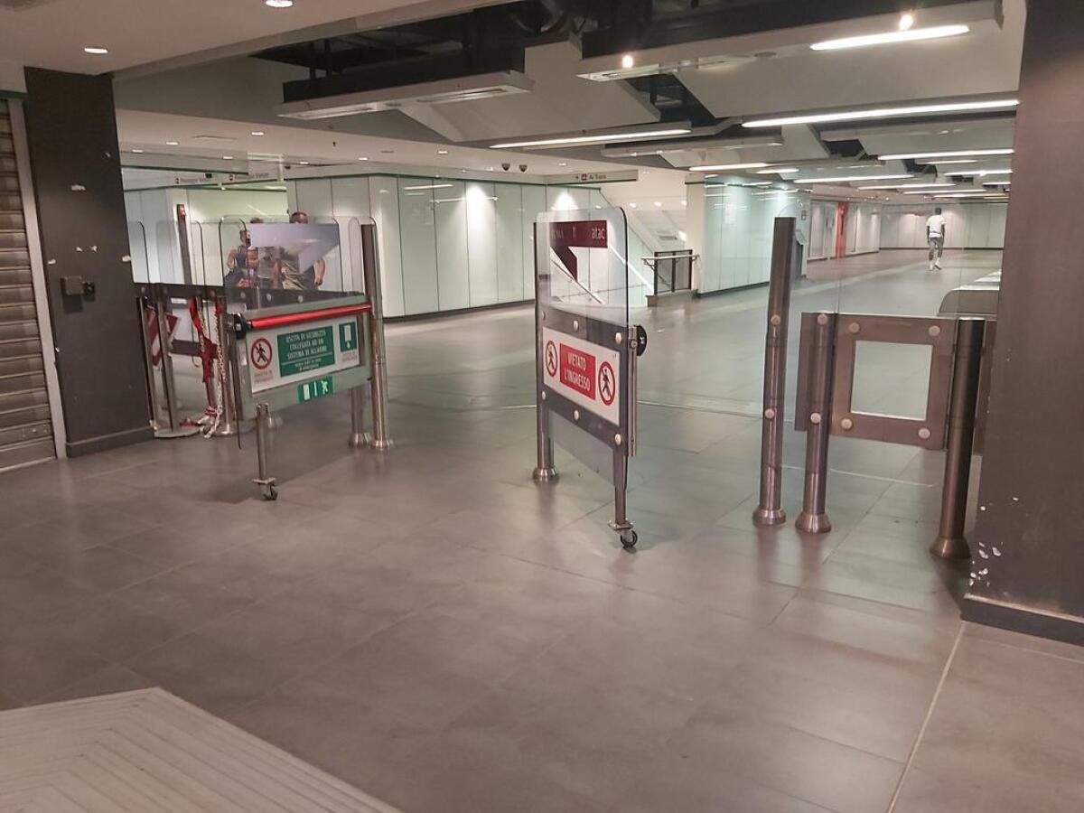 I tornelli della Metro C - 