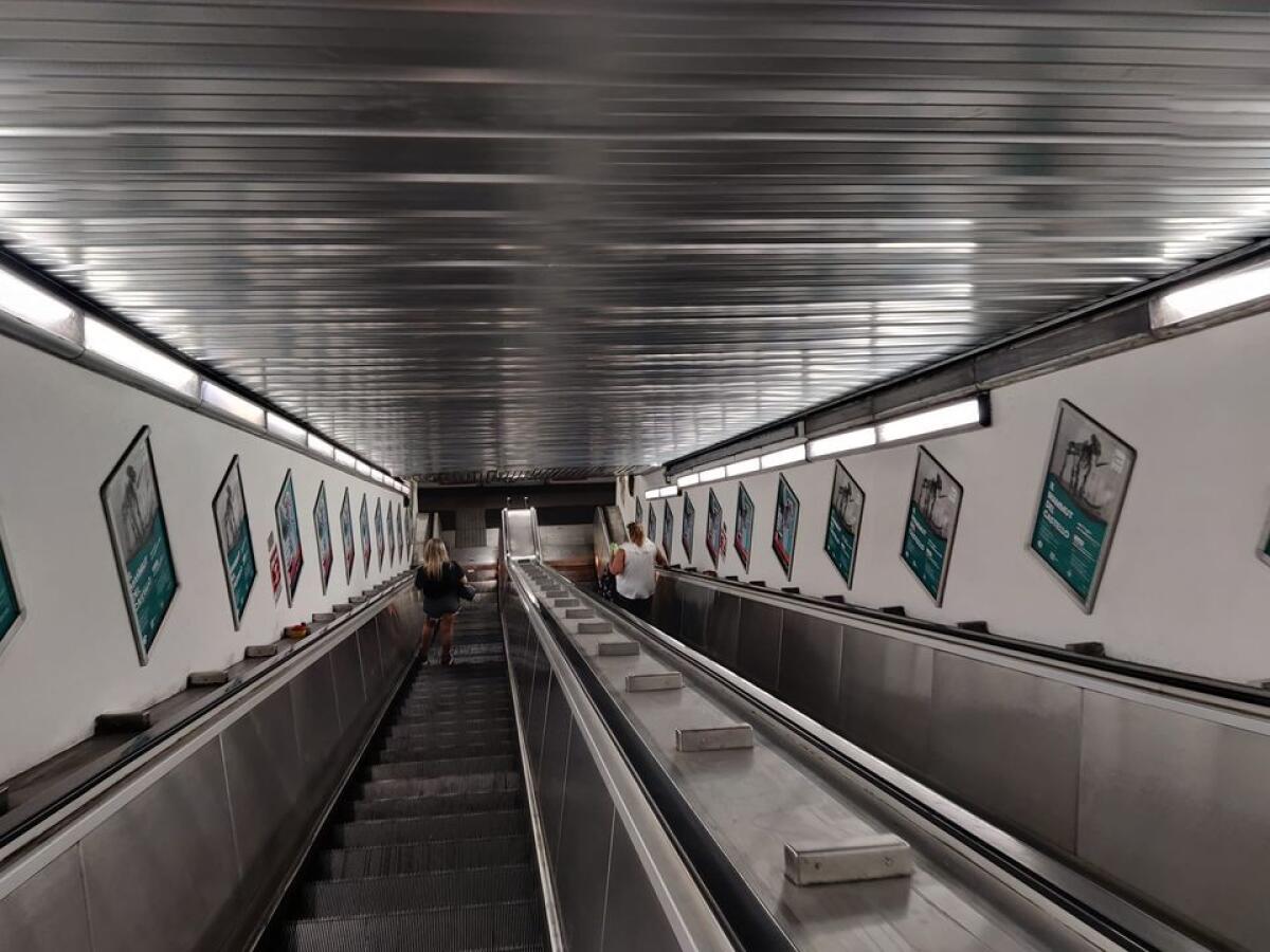 Riaperta la scala mobile di Barberini - 