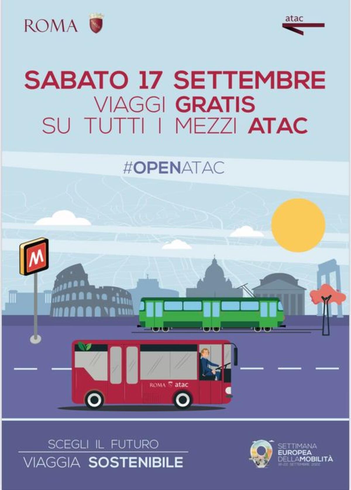Il 17 settembre Openday sulla rete Atac - 