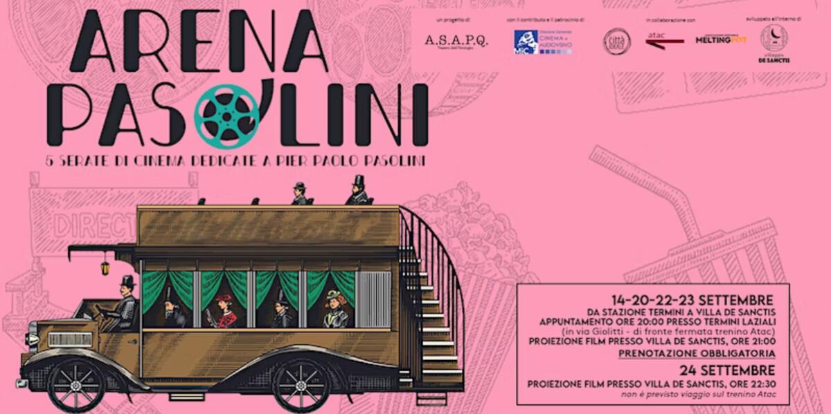 ATAC: ArenaPasolini, tour gratuito sulla Termini-Centocelle tra i luoghi del regista - 