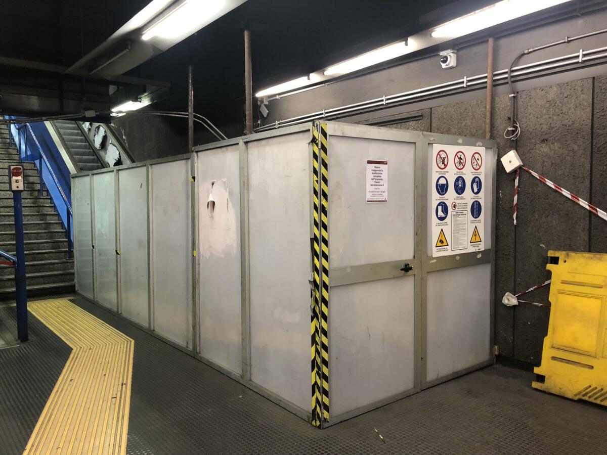 Metro Bologna, tornano in servizio 6 scale mobili - 