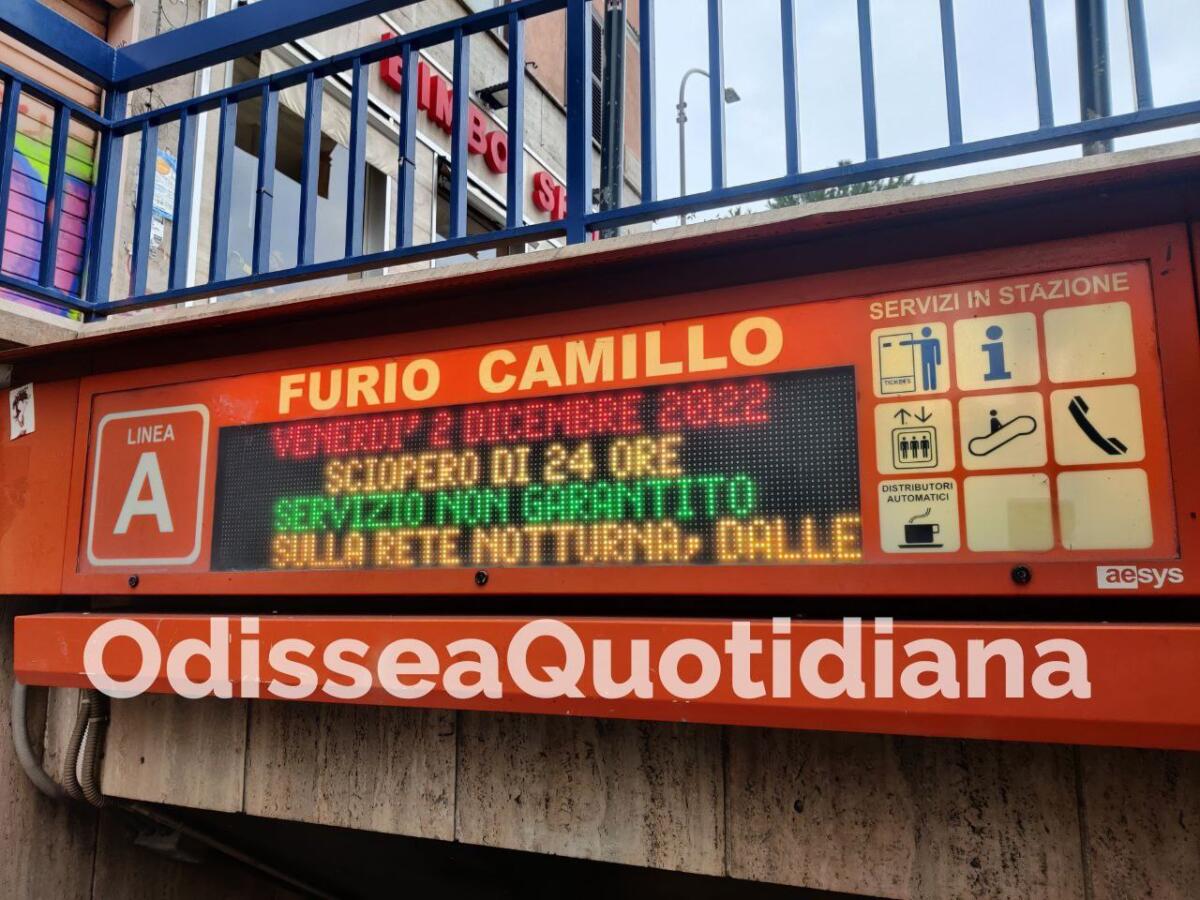 Metro A, gravi disservizi prima dello sciopero - 