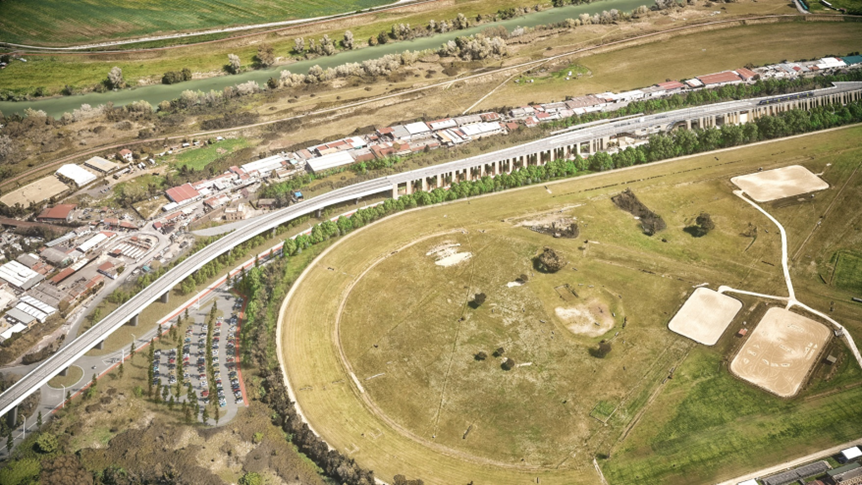 Stazione Tor di Quinto (vista dall'alto)
