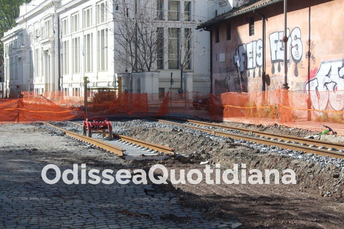 Rete tram: partono i cantieri sui binari di viale Carlo Felice - 