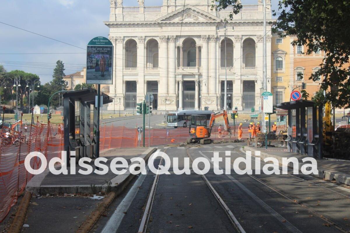 Rete tram: dal 28 agosto cantieri al Parco del Celio - 