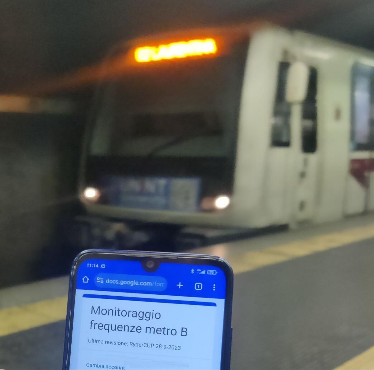 Centro Studi OQ: il rapporto sul servizio in metro B durante la Ryder Cup - 