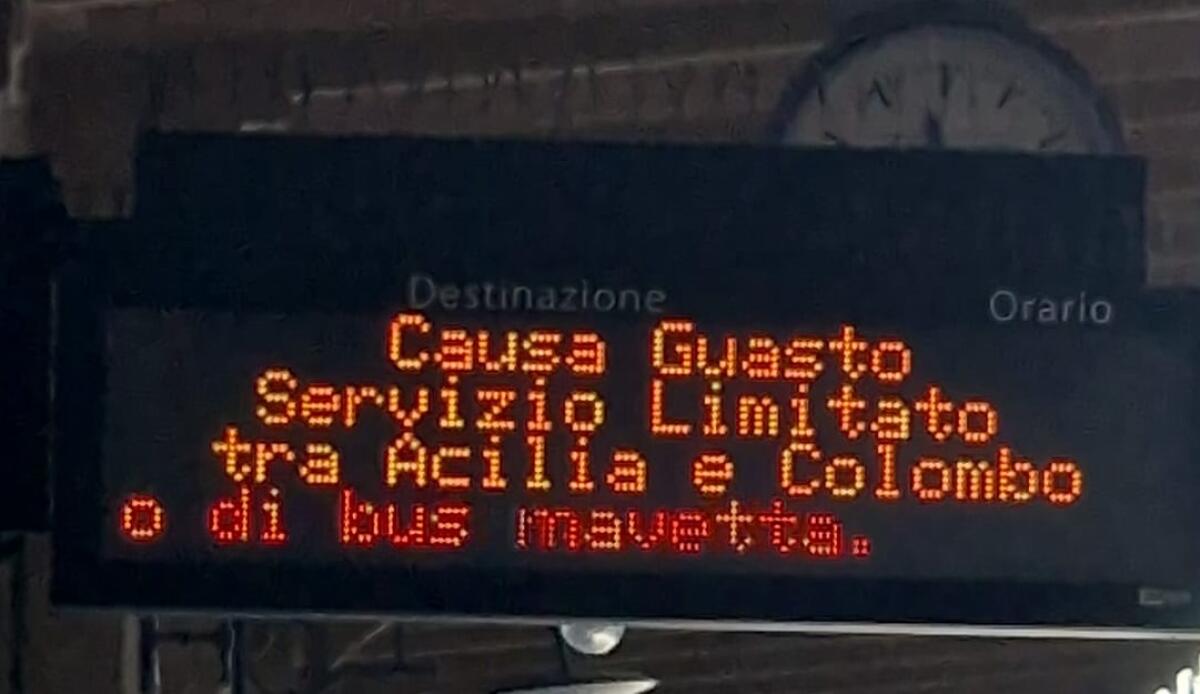 L'Odissea permanente dei pendolari della Roma-Lido - 