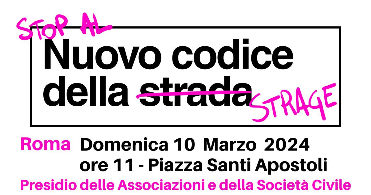 Codice della strada: le associazioni manifestano contro la riforma - 