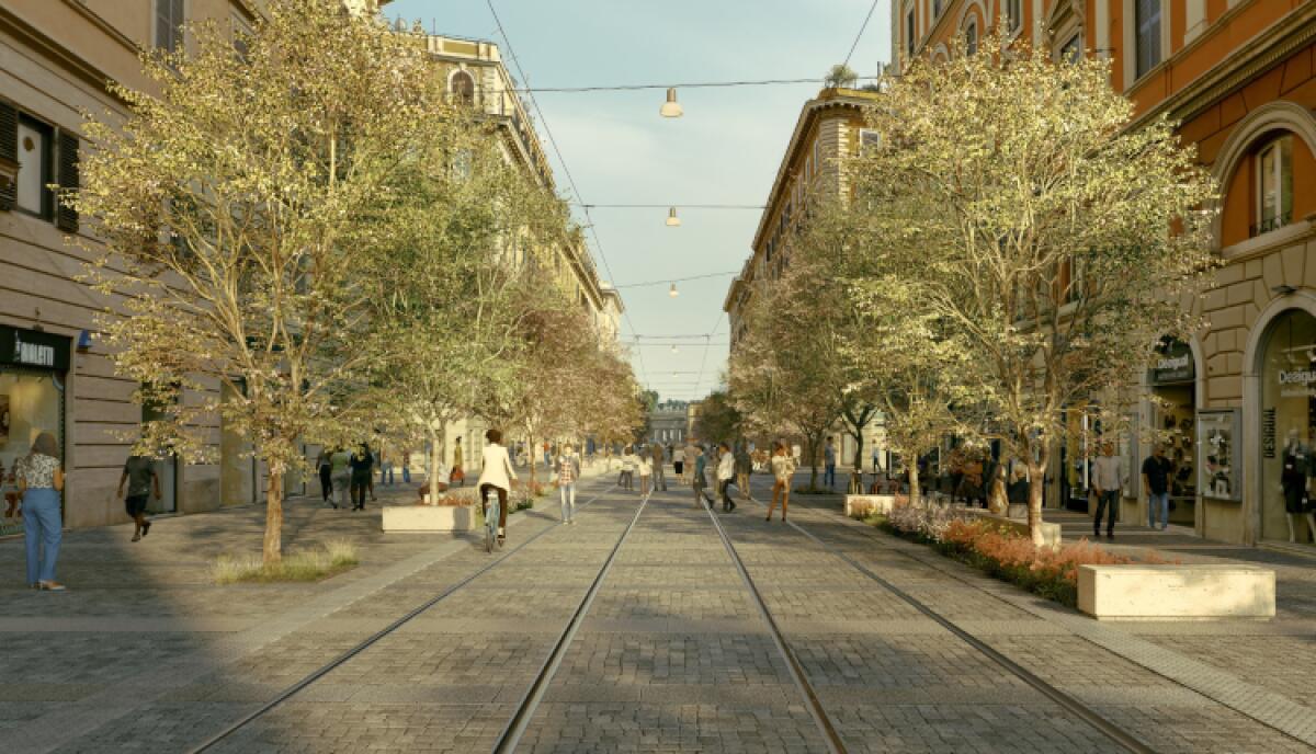 Giubileo 2025: partita la riqualificazione di via Ottaviano. Più spazio per i pedoni - 