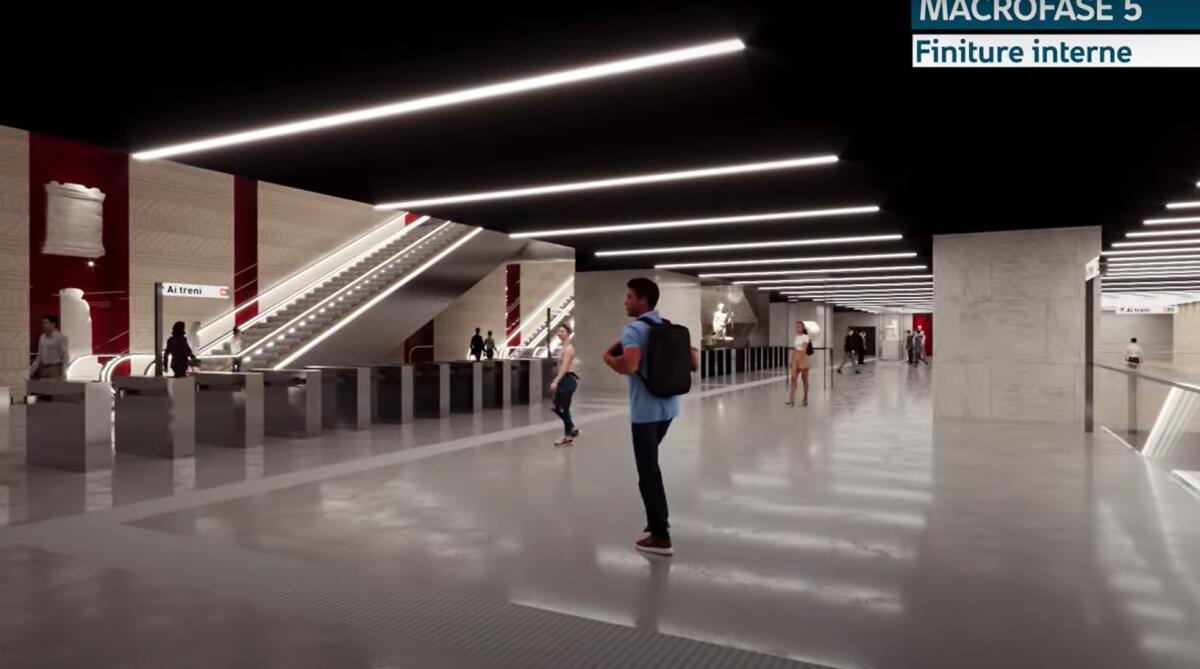 Metro C: le fasi costruttive della stazione Venezia - 