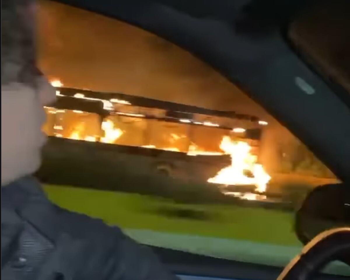 Roma TPL: un altro bus in fiamme sul GRA    - 