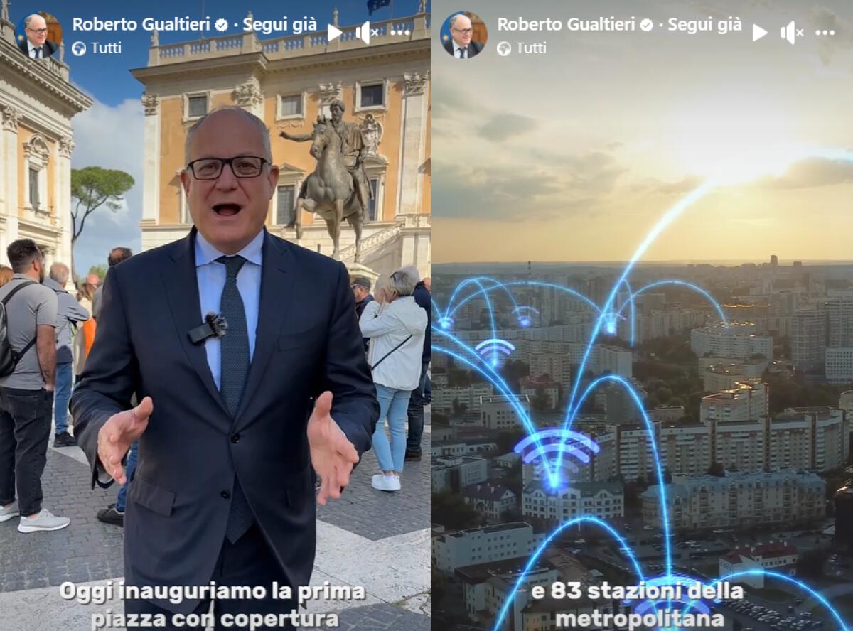 Gualtieri presenta le piazze 5G, ma sbaglia il numero delle stazioni della metropolitana - 