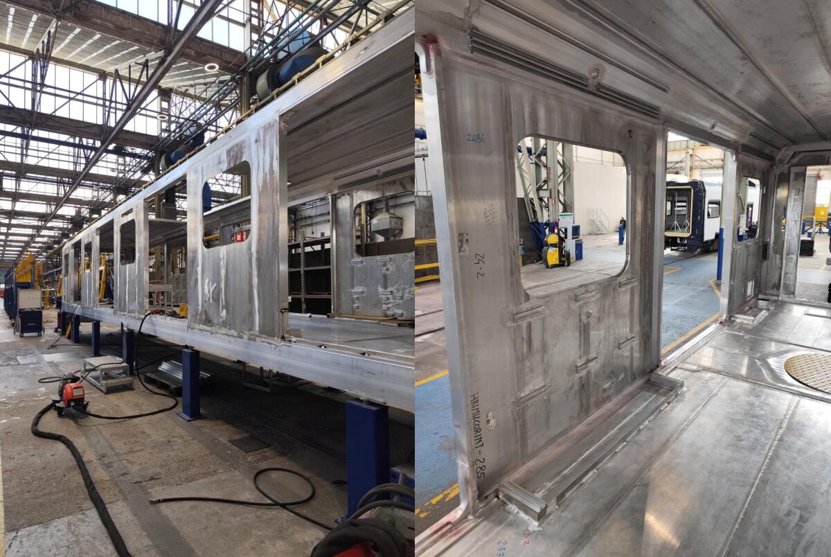 Nuovi treni metro A e B: procede la costruzione nelle officine Hitachi - 